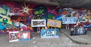 kinderfeestje graffiti